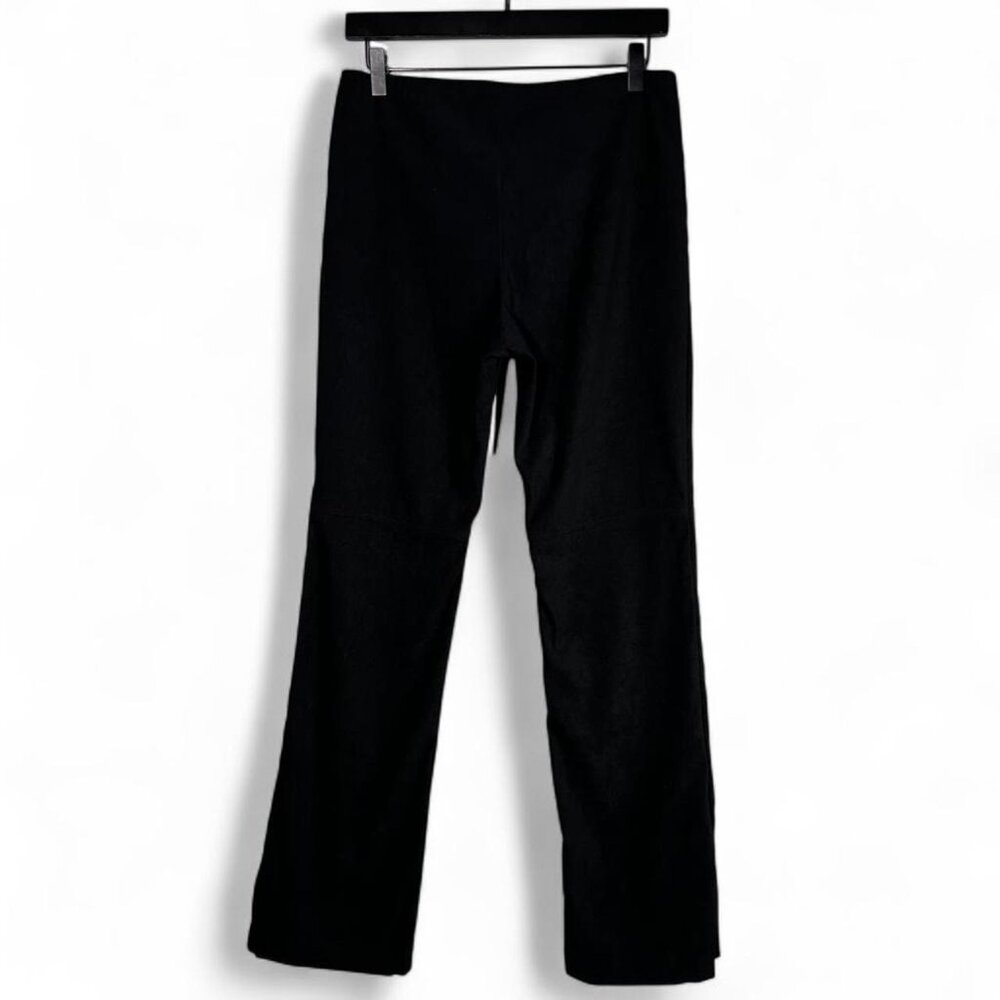 Loco Lindo Suede Floral Embroidered Pants Vintage Style - Picture 6 of 6